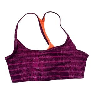 Purple and Orange Sports Bra‎